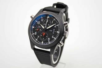 Thumbnail von IWC Fliegeruhr Chronograph Top Gun Pilots Double Chronograph IW379901 mit neuem Service