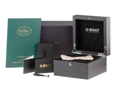  U-Boat Chimera Chrono SS Blu Limitiert Ref.9589 Full Set Neu Chimera Chrono SS Blu 