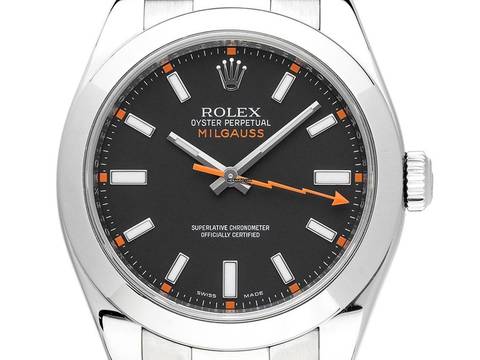  Rolex Milgauss Ref.116400 Bj.2014 Full Set sehr gut Vintage Milgauss 