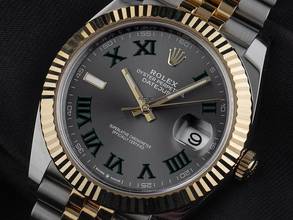 Thumbnail von Rolex Datejust 41 Wimbledon Ref.126333 2021 Full Set Original Unpoliert Datejust Wimbledon