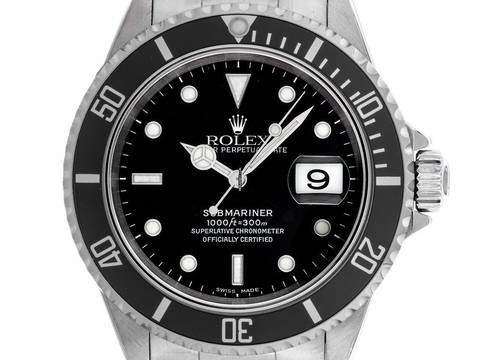  Rolex Submariner Date Ref.16610 Bj.2006 Full Set original Vintage Unpoliert Submariner Date no hole 