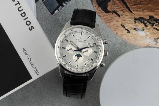  Zenith El Primero 410 Chronograph Automatik Ref. 03.2091.410/01.C494 B&P 2019 