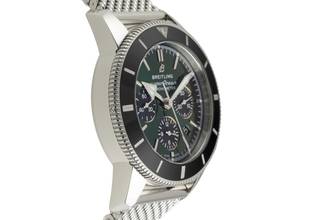 Thumbnail von Breitling Superocean Heritage II Chronograph 44 Heritage II Green Chronograph Ref. AB01621A1L1S1 B&P