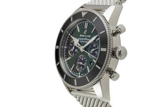 Thumbnail von Breitling Superocean Heritage II Chronograph 44 Heritage II Green Chronograph Ref. AB01621A1L1S1 B&P