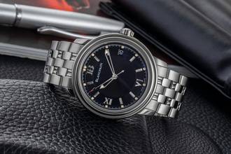 Thumbnail von Blancpain Léman Ultra Slim Stahl Automatik Ref. 2100-1130-53 Box & Papiere 2008
