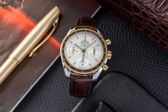Thumbnail von Omega Speedmaster 38 Chronograph Stahl / Gold Ref. 324.23.38.50.02.001