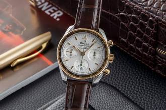  Omega Speedmaster 38 Chronograph Stahl / Gold Ref. 324.23.38.50.02.001 