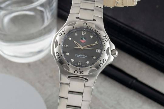 TAG Heuer Kirium Professional Edelstahl Datum Herrenuhr Ref. WL1111 Klassiker 