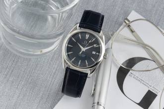 Omega Seamaster Aqua Terra 150M Blue Edelstahl Quarz Ref. 2518.80.00 Papiere 