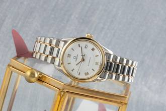Thumbnail von Omega Speedmaster Ladies Chronograph Heritage Lady Stahl / Gold Automatik Ref. 566.0285 766.0885