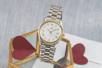 Thumbnail von Omega Speedmaster Ladies Chronograph Heritage Lady Stahl / Gold Automatik Ref. 566.0285 766.0885