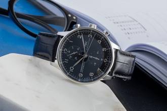 Thumbnail von IWC Portugieser Chronograph Steel Automatic Men's Watch Ref. IW371447