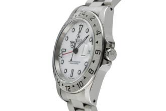 Thumbnail von Rolex Explorer II Polar White Dial Stahl Automatik Herrenuhr Ref. 16570 A-Serie