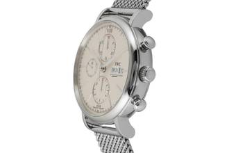 Thumbnail von IWC Portofino Chronograph stainless steel automatic men's watch ref. IW391009 papers 2014