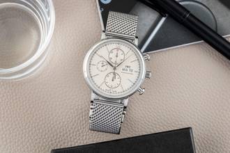 Thumbnail von IWC Portofino Chronograph stainless steel automatic men's watch ref. IW391009 papers 2014