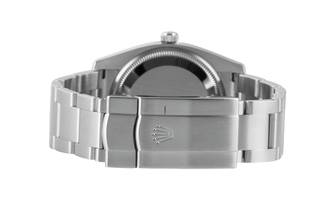 Thumbnail von Rolex Air King 34 Black Diamond Dial Edeltahl Automatik Medium Size Ref. 114200