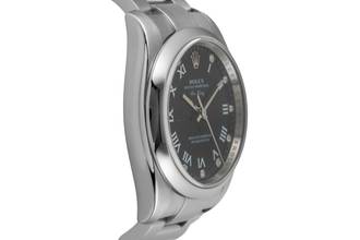 Thumbnail von Rolex Air King 34 Black Diamond Dial Edeltahl Automatik Medium Size Ref. 114200