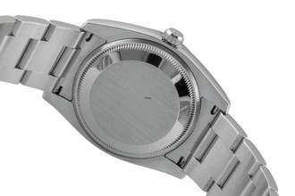 Thumbnail von Rolex Air King 34 Black Diamond Dial Edeltahl Automatik Medium Size Ref. 114200