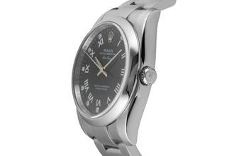 Thumbnail von Rolex Air King 34 Black Diamond Dial Edeltahl Automatik Medium Size Ref. 114200