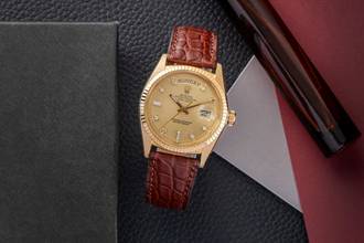 Thumbnail von Rolex Day-Date 36 Gold Diamond Dial 18k (0,750) Gold Automatik Herrenuhr R. 1803