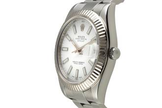 Thumbnail von Rolex Datejust II 41 White Dial Oyster Stahl / Gold Automatik Herrenuhr Ref. 116334
