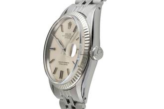 Thumbnail von Rolex Datejust 36 Silver Dial Stahl / Weissgold Automatik Herrenuhr 1601 Vintage