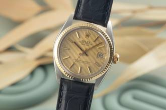 Rolex Datejust 31 Tapestry Dial Steel / Gold Automatic Medium Size Ref. 6827