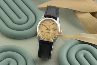 Thumbnail von Rolex Datejust 31 Tapestry Dial Stahl / Gold Automatik Medium Size Ref. 6827