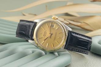 Thumbnail von Rolex Datejust 31 Tapestry Dial Stahl / Gold Automatik Medium Size Ref. 6827