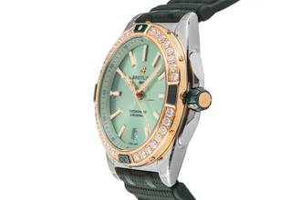 Thumbnail von Breitling Chronomat Super Chronomat Steel / Gold Diamonds Lady U17356531L1S1