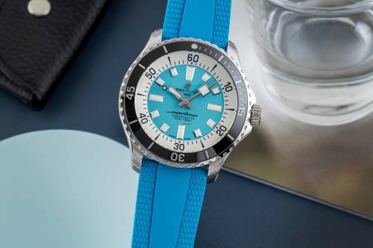  Breitling Superocean 44 Stahl Automatik Herrenuhr Ref A17376211L2S2 
