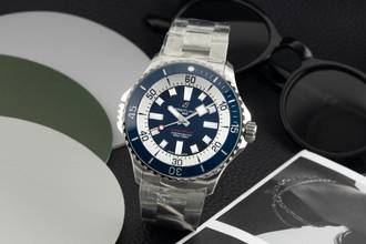 Thumbnail von Breitling Superocean Steel Automatic Men's Watch Ref. A17378E71C1A1 B&P NEW