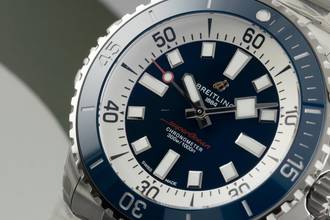 Thumbnail von Breitling Superocean Steel Automatic Men's Watch Ref. A17378E71C1A1 B&P NEW