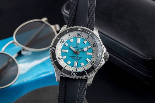  Breitling Superocean 44 Stahl Automatik Herrenuhr Ref A17376211L2S1 