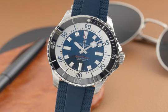  Breitling Superocean 44 Stahl Automatik Herrenuhr Ref A17376211C1S1 