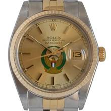Thumbnail von Rolex Datejust 16013 by UAE Quraysh Hawk of Dubai dial Full Set 1984