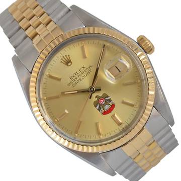 Rolex Datejust 16013 by UAE Quraysh Hawk of Abu Dhabi dial Full Set 1983 
