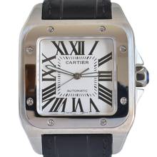 Thumbnail von Cartier Santos 100 XL W20073X8 silver dial Full Set Like NEW