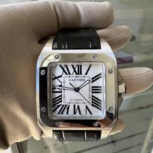 Thumbnail von Cartier Santos 100 XL W20073X8 silver dial Full Set Like NEW