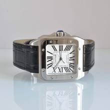 Thumbnail von Cartier Santos 100 XL W20073X8 silver dial Full Set Like NEW