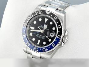 Thumbnail von Rolex GMT-Master II 116710BLNR 2014 stainless steel automatic steel second time zone stainless steel Oyster bracelet chronometer black dial