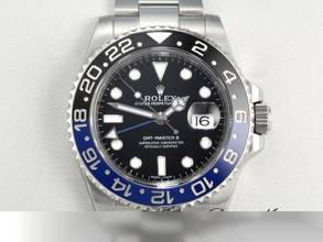 Rolex GMT-Master II 116710BLNR 2014 stainless steel automatic steel second time zone stainless steel Oyster bracelet chronometer black dial