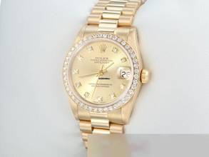 Thumbnail von Rolex Datejust 31mm 68288 1995 Gelbgold 750 Diamanten Automatik 18kt Yellow Gold President-band Chronometer Oyster