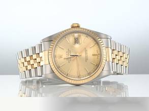 Thumbnail von Rolex Datejust 36 36mm 16233 2000 Edelstahl Gelbgold 750 Automatik Stahl Gold Stainless Steel 18kt Yellow Gold Jubilé-band Chronometer Oyster