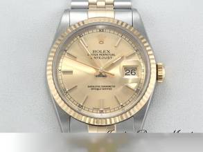 Thumbnail von Rolex Datejust 36 36mm 16233 2000 Edelstahl Gelbgold 750 Automatik Stahl Gold Stainless Steel 18kt Yellow Gold Jubilé-band Chronometer Oyster
