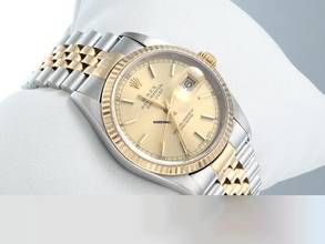 Thumbnail von Rolex Datejust 36 36mm 16233 2000 Edelstahl Gelbgold 750 Automatik Stahl Gold Stainless Steel 18kt Yellow Gold Jubilé-band Chronometer Oyster
