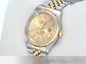 Thumbnail von Rolex Datejust 36 36mm 16233 2000 Edelstahl Gelbgold 750 Automatik Stahl Gold Stainless Steel 18kt Yellow Gold Jubilé-band Chronometer Oyster