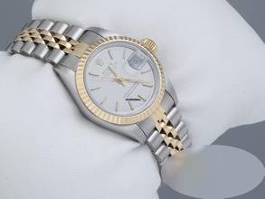 Thumbnail von Rolex Lady-Datejust Edelstahl Gelbgold 750 Automatik Gold Stahl Damen Stainless Steel 18kt Yellow Gold Jubilé-band Chronometer Oyster White Dial