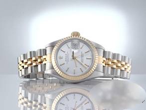 Thumbnail von Rolex Lady-Datejust Edelstahl Gelbgold 750 Automatik Gold Stahl Damen Stainless Steel 18kt Yellow Gold Jubilé-band Chronometer Oyster White Dial