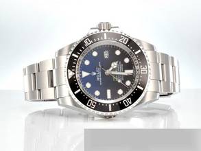 Thumbnail von Rolex Sea-Dweller Deepsea Deep Blue Stahl 116660 2017 Lc100 Automatik Taucheruhr Stainless Steel Oyster-band Chronometer